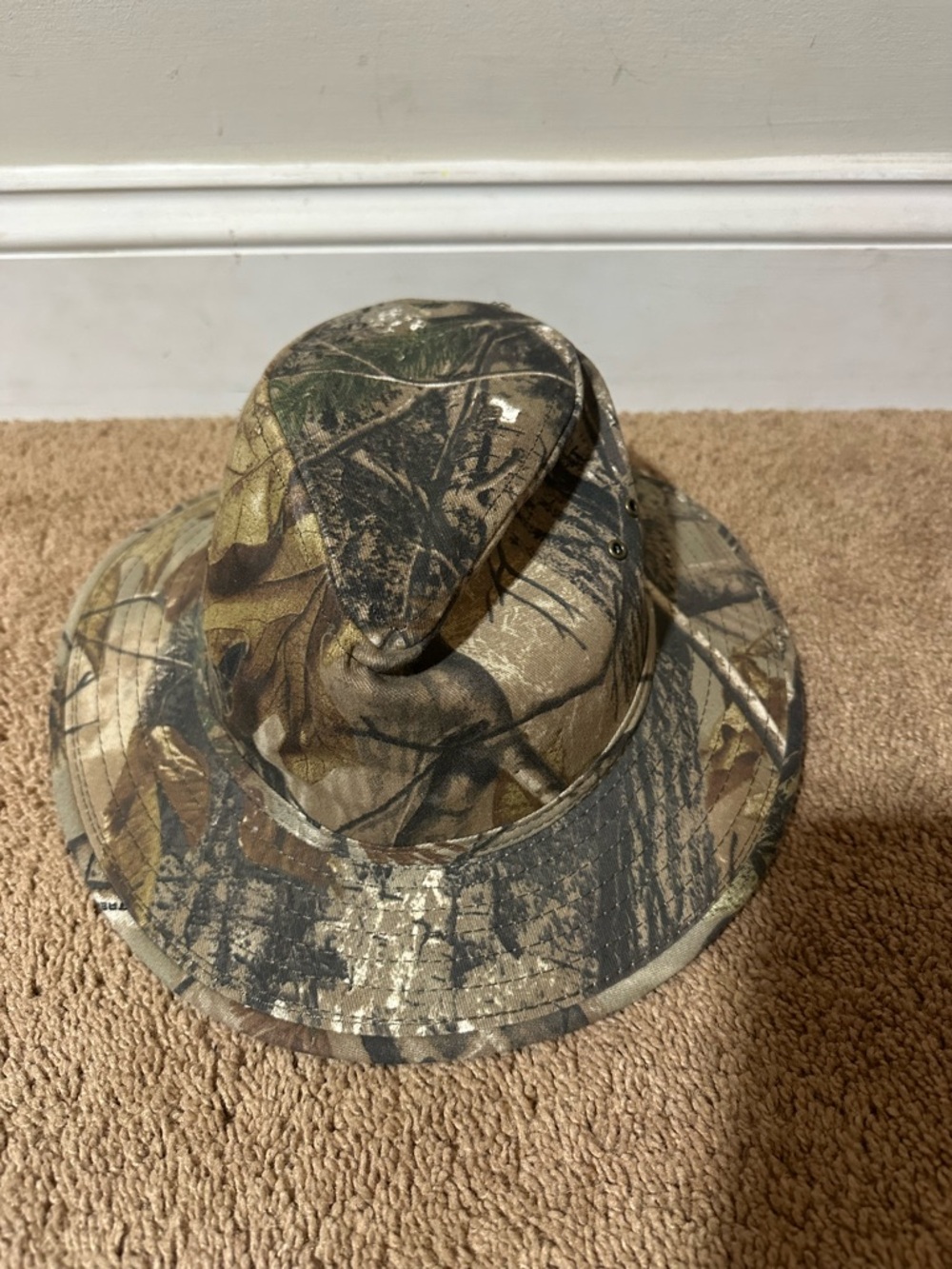 Paramount Outdoors Camouflage Boonie Sun Hat L Cotton Blend Ventilation Eyelets